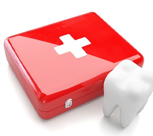 tooth with first aid kit for cost of emergency dentistry in Raleigh