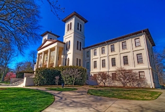 Outside view of dental school building